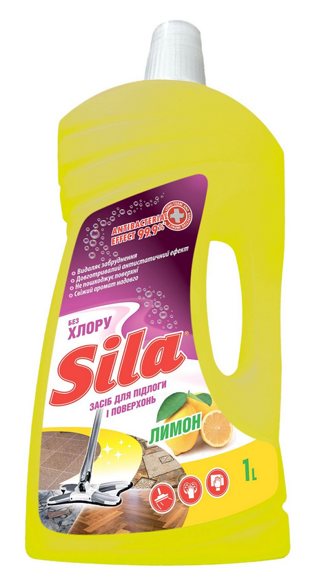 SILA Засіб для миття підлоги і поверхонь Лимон